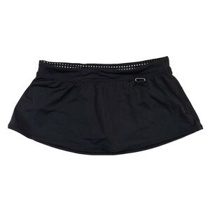 Womens Nike Swim Skirt SZ Medium 8 Black Skort